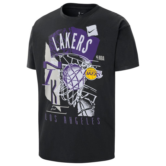 Nike Ανδρική κοντομάνικη μπλούζα Los Angeles Lakers Courtside NBA Vintage T-Shirt
